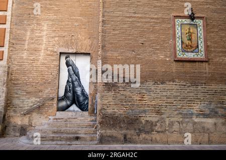 © Jeff Moore Russafa, Valencia. Chiesa di San Valero de Ruzafa (Valencia) Foto Stock