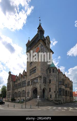 Museo storico costruito nel 1900, Museo storico, Haguenau, Bas-Rhin, Alsazia, Francia Foto Stock