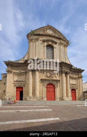 Chiesa di Notre-Dame-des-Pommiers, Beaucaire, Gard, Provenza, Francia Foto Stock