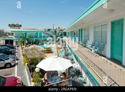 Bel Air Motel, Wildwood, New Jersey Foto Stock