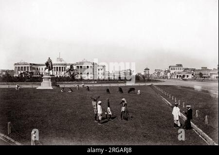 La sede del governo (Raj Bhavan) Calcutta, Calcutta, India, c.1860's Foto Stock