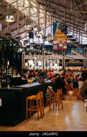 3.5.2023 Lisbona, Portogallo: Time Out Market Lisboa Foto Stock