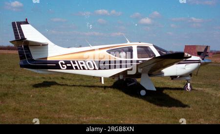 Rockwell Commander 112 G-HROI (msn 326). Foto Stock