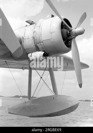 Short S.25 Sandringham 4 VP-LVE 'Southern Cross' (msn SH.55c, ex JM715), di Antilles Air Boats, registrata nelle Isole Vergini Britanniche. Una vista del motore Port Outer (numero 1), mentre si è allenato a Calshot nell'ottobre 1977. Questo aeromobile è tornato nel Regno Unito nel 1984 ed è ora conservato al Solent Sky Museum di Southampton Foto Stock