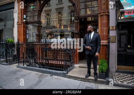 Maddox Tavern a Mayfair Foto Stock