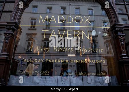 Maddox Tavern a Mayfair Foto Stock