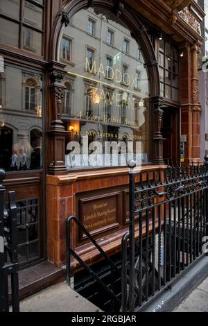 Maddox Tavern a Mayfair Foto Stock