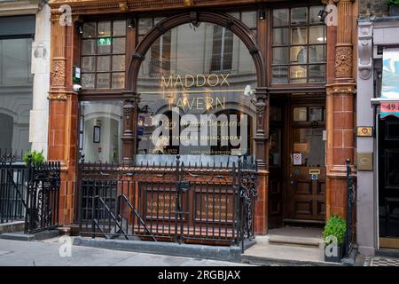 Maddox Tavern a Mayfair Foto Stock