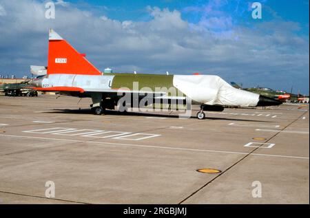 United States Air Force (USAF) - Convair PQM-102B Delta Dagger 827 / 56-1293 (msn 8-24-03). Questo aeromobile è stato costruito come F-102A-70-CO e convertito in un drone bersaglio PQM-102B. Foto Stock