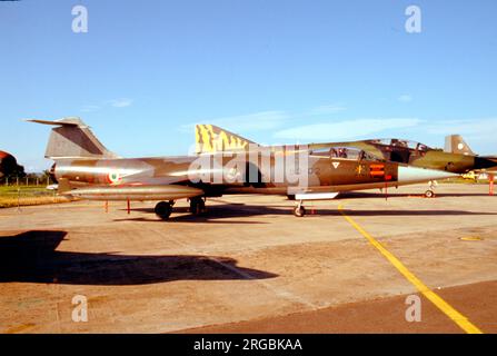 Aeronautica militare english - Lockheed F-104S Starfighter MM6824 / 53-02 (msn 1124), di 53 Stormo, 21 Gruppo, al RAF Fairford per il Royal International Air Tattoo il 20 luglio 1991. (Aeronautica militare english - aeronautica militare italiana) Foto Stock