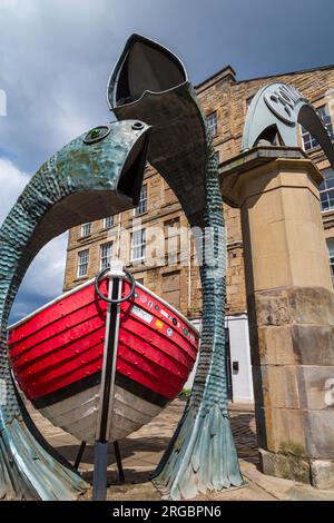 Arch on Dock Place, Leith, Edimburgo, Scozia, Regno Unito Foto Stock