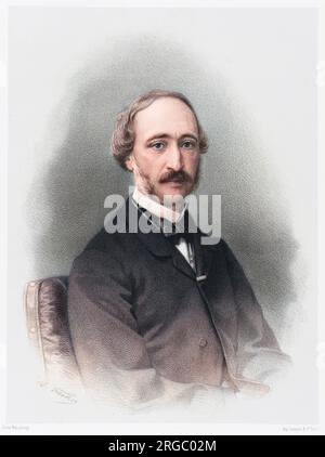 ALEXANDRE-EDMOND BECQUEREL (1820 - 1891), fisico francese. Foto Stock