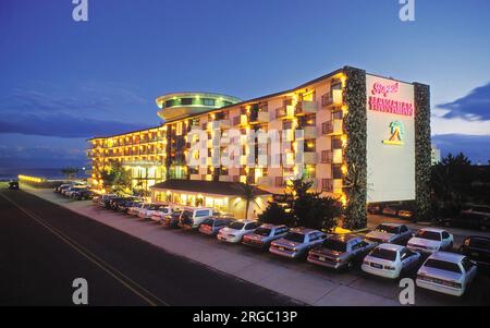 Royal Hawaiian Motel a Wildwood, New Jersey Foto Stock