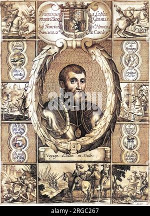 FRANCOIS DE LORRAINE, deuxieme duc de GUISE leader cattolico francese contro gli ugonotti nelle guerre religiose. Foto Stock