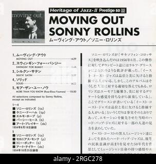 CD: Sonny Rollins – Moving Out. (VICJ-60442), pubblicato: 16 dicembre 1999. Foto Stock