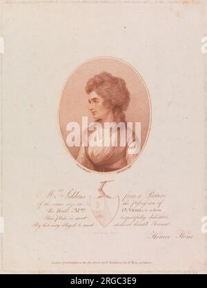 Principessa Charlotte Augusta 1797 di Francesco Bartolozzi Foto Stock