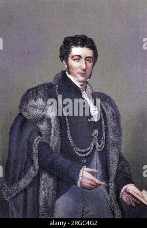 SIR PETER LAURIE (1778 - 1861), Lord Mayor di Londra. Foto Stock