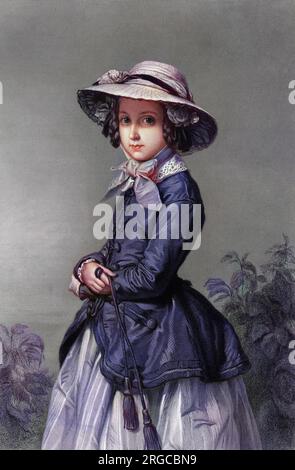 Carlotta del Messico (1840 - 1927), nata Carlotta del Belgio, imperatrice consorte dell'imperatore Massimiliano i del Messico, ex arciduca d'Austria - figlia del re Leopoldo i del Belgio. Foto Stock