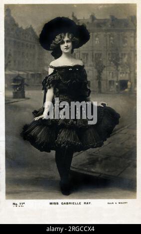 Gabrielle Ray (1883-1973) - attrice teatrale, ballerina e cantante inglese. Foto Stock