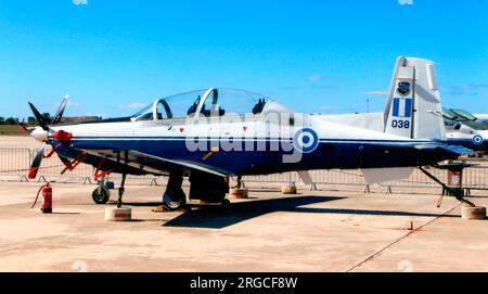 Hellenic Air Force - Beechcraft T-6A Texan II 038 (msn PG-38) Foto Stock