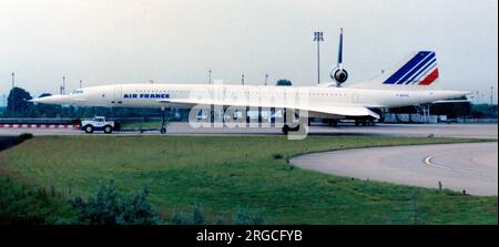 BAC-Aerospatiale Concorde 101 F-BVFA (msn 205), di Air France. Foto Stock