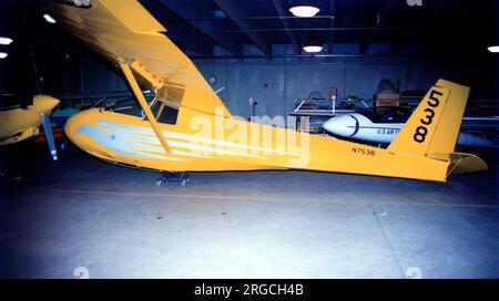 United States Air Force - Schweizer SGS 2-33A N7538 (msn 168), della USAF Flight Academy di Colorado Springs, nell'aprile 1997. Foto Stock