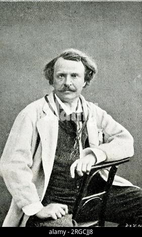 Gaspard-Felix Tournachon (1820-1910), alias Nadar, fotografo, caricaturista, giornalista e balloonista francese. Foto Stock