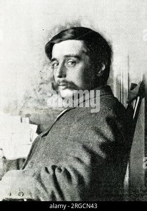 H G Wells (1866-1946), autore inglese, da giovane Foto Stock