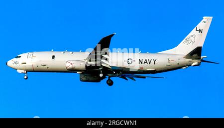 United States Navy - Boeing P-8A Poseidon 168761 (msn 42257/4938) Foto Stock