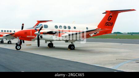 United States Navy - Beech TC-12B Huron 161509 (MSN BJ-57, call-sign '314'), di formazione Squadron 35 (VT-35), formazione Air Wing 4 (TAW-4), NAS Corpus Christi, TX. Foto Stock