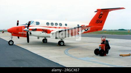 United States Navy - Beech TC-12B Huron 161514 (MSN BJ-62, call-sign '316'), di formazione Squadron 35 (VT-35), formazione Air Wing 4 (TAW-4), NAS Corpus Christi, TX. Foto Stock