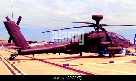 Army Air Corps - Westland WAH-64D Apache AH.1 ZJ192 (msn WAH27), di 662 Squadron, al RNAS Yeovilton International Air Day, il 8 luglio 2017. Foto Stock