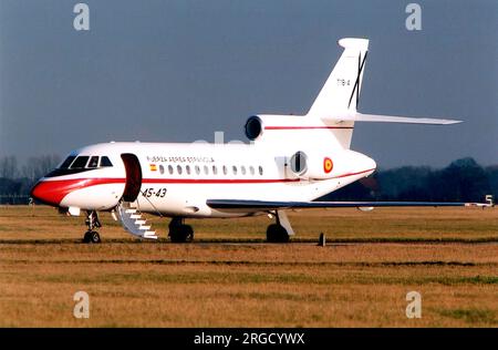 Fuerza Aerea Espanola - Dassault Falcon 900B T.18-4 - 45-43 (msn 74), di Ala 12 - Esc 451. (Fuerza Aerea Espanola - Aeronautica Spagnola). Foto Stock