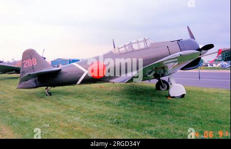 Canadian Car & Foundry Harvard IV N15798 / 288 (msn CCF4-153), convertito come replica Mitsubishi A6M. Foto Stock