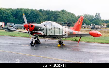 Force Aerienne Belge - SIAI-Marchetti SF.260MB ST-26 (msn 10-26). (Forza Aerienne Belge - Aeronautica militare belga). Foto Stock