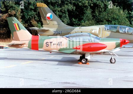 Force Aerienne Belge - SIAI-Marchetti SF.260MB ST-41 (msn 841). (Forza Aerienne Belge - Aeronautica militare belga). Foto Stock