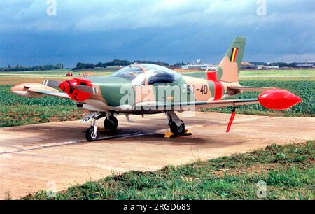 Force Aerienne Belge - SIAI-Marchetti SF.260MB ST-40 (msn 840). (Forza Aerienne Belge - Aeronautica militare belga). Foto Stock