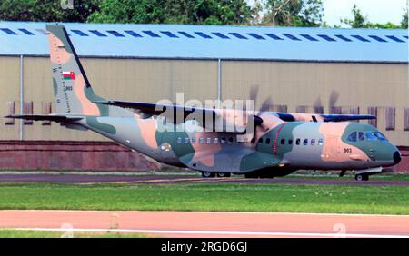 Royal Air Force of Oman - CASA C-295M 903 (msn S-108), presso la RAF Fairford il 10 luglio 2016. Foto Stock