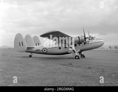 Royal Air Force - Scottish Aviation Twin Pioneer CC.1 XL969 (msn 522), il 20 maggio 1958, due giorni dopo la consegna. Foto Stock