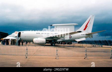 Royal Australian Air Force - Boeing e-7A Wedgetail A30-005 (msn 33987), RAF Waddingtonon 30 giugno 2012. Foto Stock