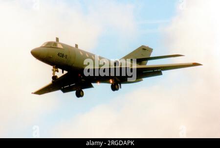 Ejercito del Aire - Dassault Falcon 20D ECM TM.11-3 / 408-11 (msn 219). (Ejercito del Aire - Aeronautica militare spagnola) Foto Stock