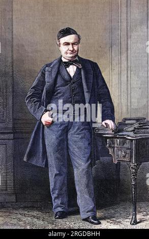 CHARLES AUGUSTIN SAINTE-BEUVE influente critico letterario francese. Foto Stock