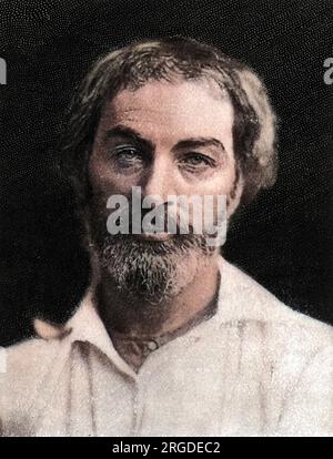 WALT WHITMAN (1819 - 1892), poeta americano. Foto Stock