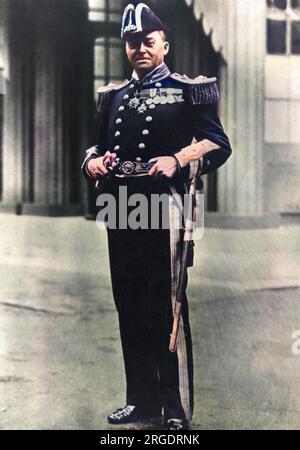 Lord John Arbuthnot Fisher, i barone Fisher di Kilverstone (1841-1920), ammiraglio britannico della flotta, Royal Navy. Visto qui in uniforme da cerimonia. Foto Stock