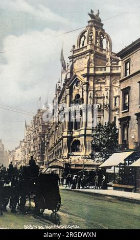 L'edificio dell'ippodromo all'angolo tra Charing Cross Road e Leicester Square nella City of Westminster, Londra. Foto Stock