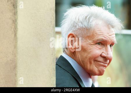 Harrison Ford partecipa alla premiere britannica di "Indiana Jones and the Dial of Destiny" a Cineworld, Leicester Square, Londra, Inghilterra, Regno Unito lunedì 26 giugno Foto Stock