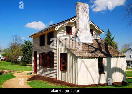 La Innis House, una piccola fattoria a Fredericksburg, Virginia, servì come ospedale militare durante la battaglia nella guerra di secessione americana Foto Stock