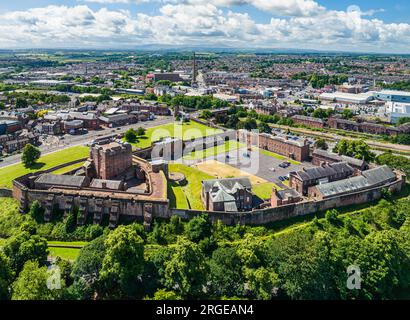 Carlisle Castle, Carlisle, Cumbria, Inghilterra Foto Stock