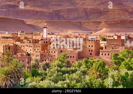 Tinghir, Tinerhir, Todra Valley, Marocco, Africa Foto Stock