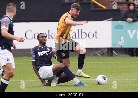 Southport contro Warrington Town 5 agosto 2023 Big Help Stadium .Southport. Vanarama National League North. Southport 0 Warrington Town 4 Foto Stock